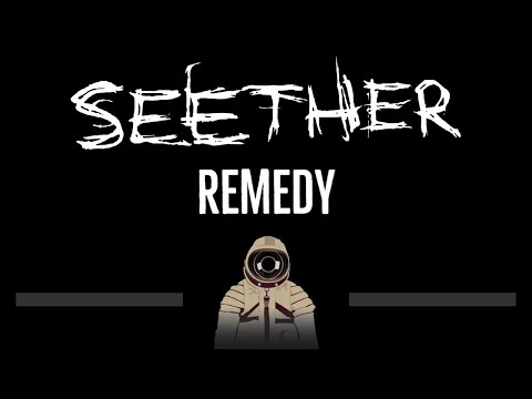 Seether • Remedy (CC) 🎤 [Karaoke] [Instrumental Lyrics]