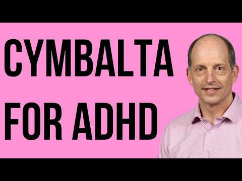 Cymbalta (Duloxetine) for ADHD