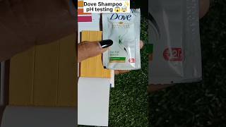 Dove Shampoo pH Test ✨ pass or fail ⁉️#haircare #ashortaday #trending #shorts #youtubeshorts