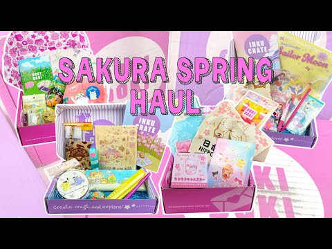 LET'S OPEN 4 DOKI DOKI AND INKU CRATES! Sanrio, Spy Family, Sailor Moon, Pokemon and More! ♡