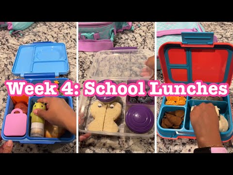 School Lunches 2023 / School Lunch Ideas / A Week of Bento Lunchbox ideas