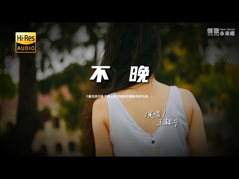 王赫宁 - 不晚♫『动态歌词 | 高音质 | pinyin Lyrics | 每日歌单推荐』