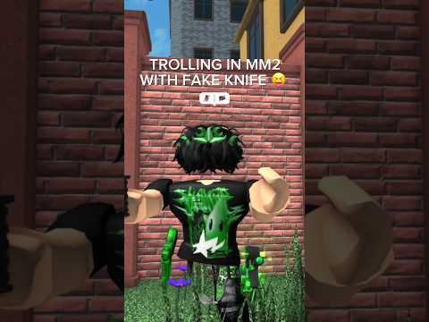 DO YOU THINK I TRICKED THEM 😂 || #roblox #mm2 #viral #murdermystery2 #mm2edit #shorts #blowup