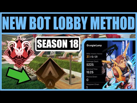 The ONLY REAL WORKING WAY To Get Into BOT LOBBIES In Apex Legends SEASON 18