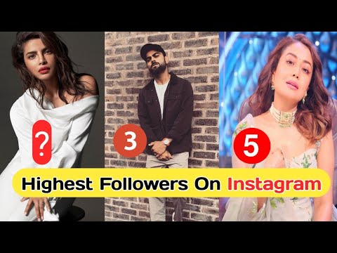 Highest Instagram Followers in India #instagram #fans #viratkohli #shorts