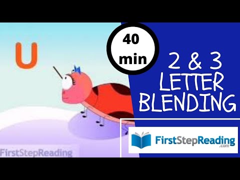 Blending Two and Three Letter Blending @FirstStepReading Reading Phonics Blend Read Kindergarten