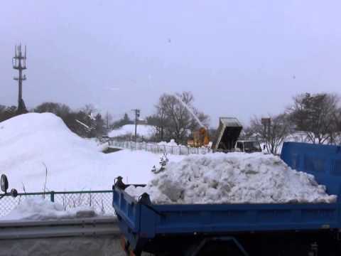 山の雪は！・・良、街の雪は！・・悪