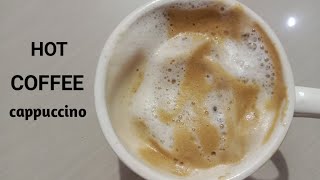 HOT COFFEE RECIPE | cappuccino coffee recipe at home |prashanthi kitchen