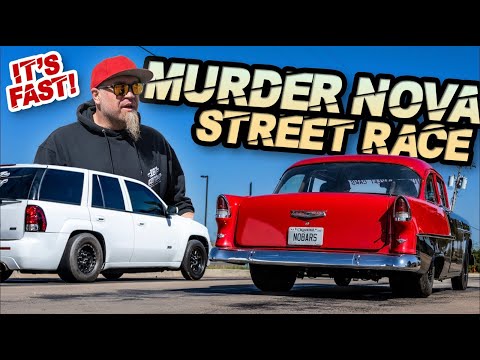 Murder Nova’s 1000HP “Man Van” Street Races 55 Chevy on Original Street Outlaws Road!