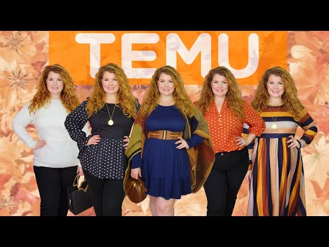 Temu Plus Size Fall Haul | September 2024 #temu #temucurve