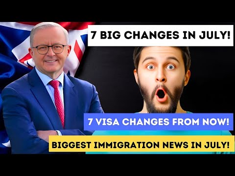 🤯 Huge Update: 7 New Australia Visa Changes From 1st July 2024| Australia Immigration