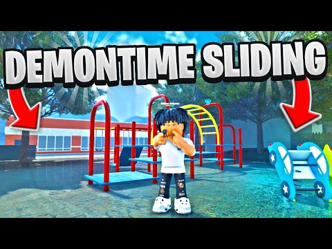 I WENT ON DEMONTIME WHILE SLIDING ON OPPS IN THIS PHILLY ROBLOX HOOD GAME