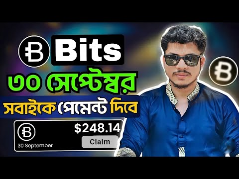 Bits will pay everyone on September 30 Bits airdrop Bits payment update! Online income