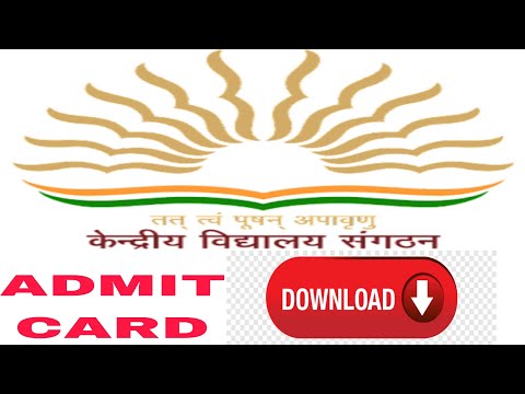 KVS PRT interview admit card kaise download kare 💥 How to download kvs admit card 2023 ll