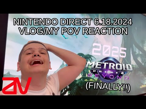 NINTENDO DIRECT 6.18.2024 AT NINTENDO NY VLOG/REACTION