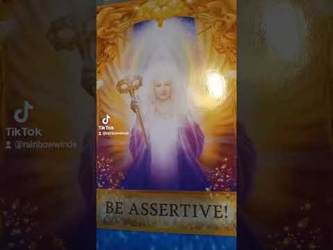 👀😇👇💖 You need to be assertive with this #foryou #tarot #angelsguidance