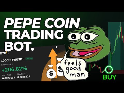 PEPE Coin Trade Bot TRIPLED Account 206% First Day (Mind BLOWN)