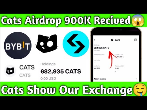 Cats Airdrop Show Our Exchange 😱 | Got 900k Cats Coin| Cats Airdrop Update |Cats airdrop withdrawal