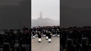 Republic Day Parade, 2023 Rehearsal @ Vijay Chowk #india #republicday #parade #shorts #trending