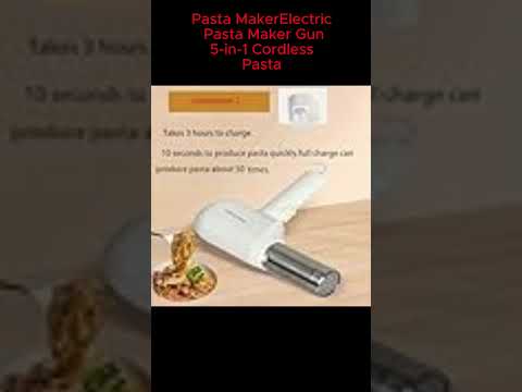 Pasta MakerElectric Pasta Maker Gun 5 in 1 Cordless Pasta