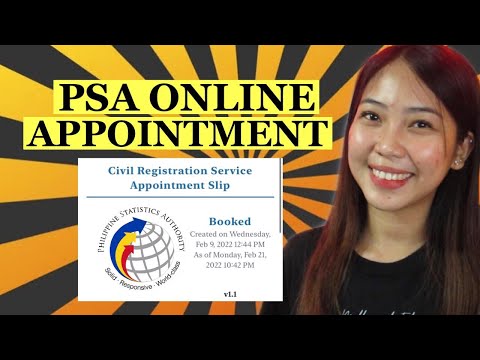 HOW TO BOOK AN ONLINE APPOINTMENT IN PSA (TAGALOG TUTORIAL 2022)