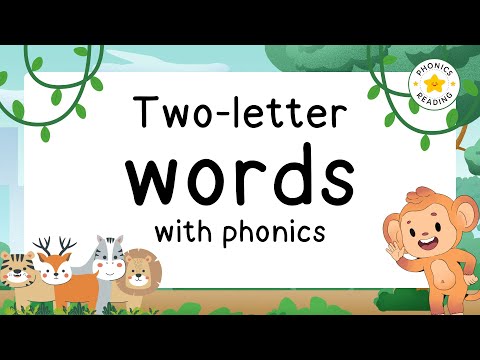 Two Letter Words | Phonics For Kids | Phonics Lessons | Preschool Learning