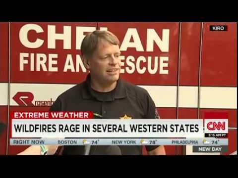 CNN News August 17 2015 More than 100 fires rage in western U S