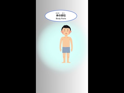 10 Japanese Body Parts You NEED to Know! 🇯🇵 #japanesevocabulary   #jlptn5vocabulary   #shorts