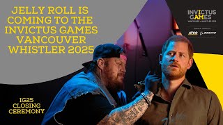 Jelly Roll Officially Announced for Invictus Games Vancouver Whistler 2025 Closing Ceremony