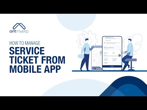 Manage service ticket via Mobile Apps | Technician Mobile App- Hindi