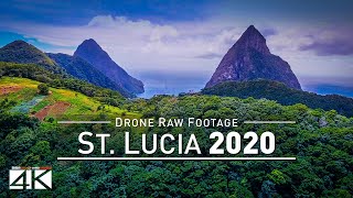 【4K】🇱🇨 Drone RAW Footage 🔥 This is SAINT LUCIA 2020 🔥 Castries 🔥 Soufriere & More UltraHD Stock UHD