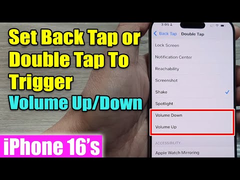 iPhone 16/16 Pro Max: How to Set Back Tap or Double Tap To Trigger Volume Up/Down Button