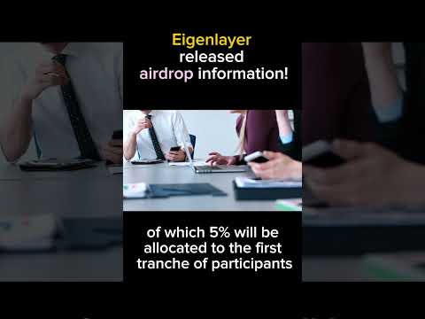 🚀Eigenlayer's billion-dollar airdrops‘ coming! 🌐Leader of Restaking #shorts #crypto #SOL #bitcoin