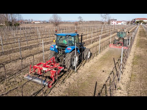 New Holland T5.95 + Aerator F.lli Drigo 🍇