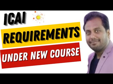 |ICAI Requirments Under New CA course 2024| ICAI Expecting From CA Students May 2024|