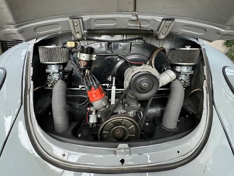 Volkswagen Type1 1976年式　エンジン始動～