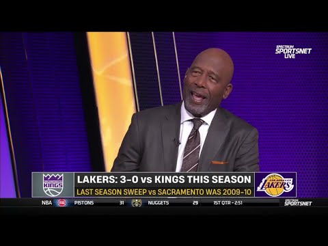 James Worthy reacts to Lakers make huge change to starting 5 vs Kings tonight; LeBron out