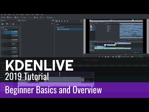 Kdenlive Tutorial 2019 - Beginner Basics