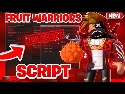 *NEW* Roblox Fruit Warriors Script GUI / Hack AUTO FARM + PC  *PASTEBIN 2023*