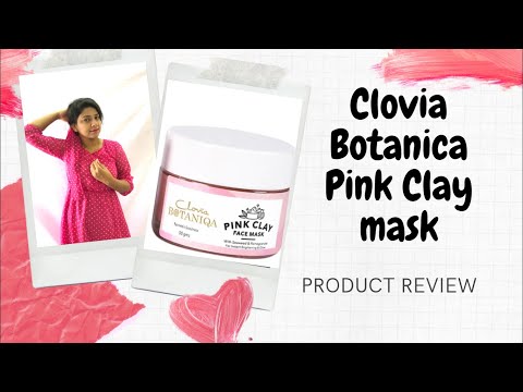 Clovia botanica pink clay mask