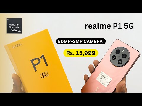 Realme P1 5g Unboxing - Best Display Under ₹20,000 !