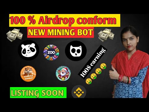 Best airdrop telegram channel 2025 | Top telegram mining bot | Hamester kombat | Pandas airdrop |