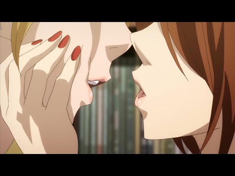 Anime girl kiss girl #14 | Lesbian kiss