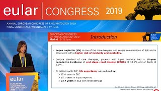 EULAR 2019 - Press conference: Rapid remission of proteinuria in lupus nephritis