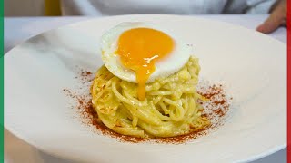 【貧乏人のパスタ】月見バ〇ガ〇に飽きたらお月見パスタを食べよう！【Spaghetti del poverello】