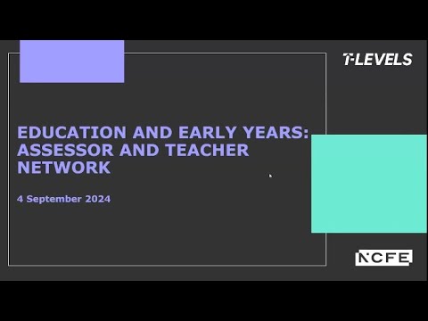 Education & Early Years Teacher and Assessor Network Sept 2024