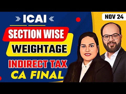 ICAI Section Wise Weightage IDT CA Final Nov 24 | IDT Chapter wise Weightage Nov 24|IDT Imp Chapters