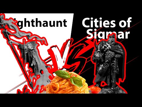 Nighthaunt vs Cities of Sigmar | Паста Горя