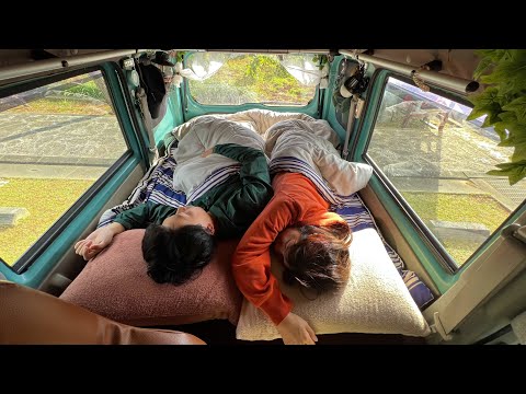 Real Minivan Life in Okinawa, Japan I Car Camping