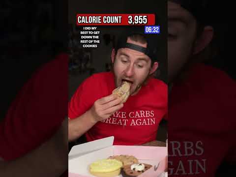 10,000+ Calorie Crumbl Cookie Challenge DESTROYED!